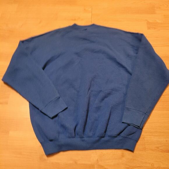 90s Patchwork Heart/Dove Print Crewneck Sweatshirt Mothers Mend Torn Hearts XXL - Picture 8 of 8